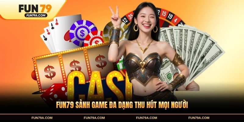 FUN79 sảnh game đa dạng thu hút mọi người